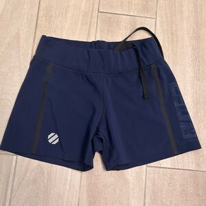 Reebok ufc women navy performance training compression vale tudo shorts